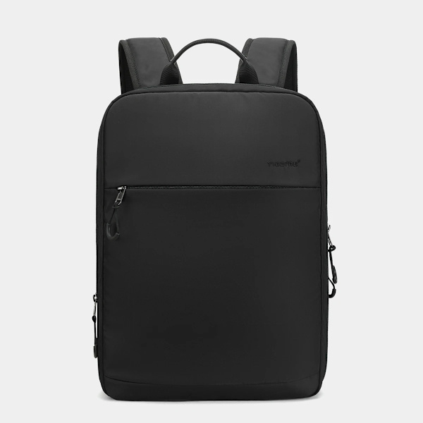 Livstidsgaranti Tunn Expanderbar Ryggsäck Män Kvinnor 14-15,6 Tums Laptop Ryggsäck Flickor Reseryggsäck Black