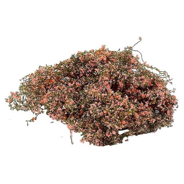 Simulering Mikro Landskab Dekorative Grønne Planter Pink