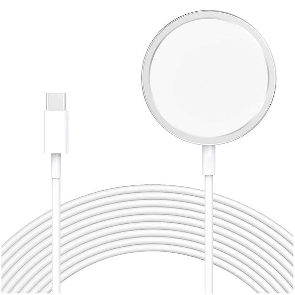 Magnetisk trådløs lader for 15 14 13 12 11 Pro Max X XS XR 8 Plus 2 3 4 ladekabel