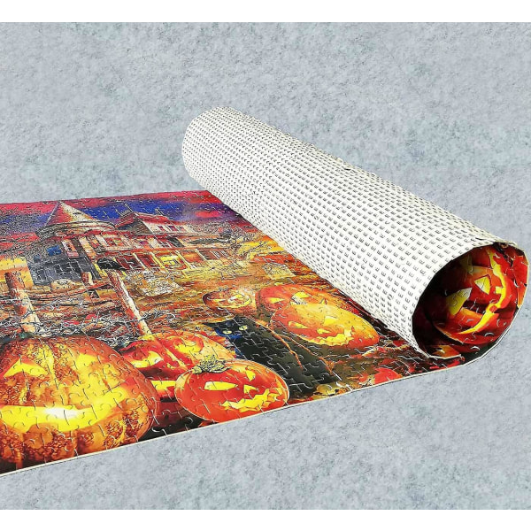 Puslespil til voksne 1000 brikker, Halloween græskar træpuslespil til Halloween dekorationer, 75x50cm 1000 brikker puslespil til Halloween Deco