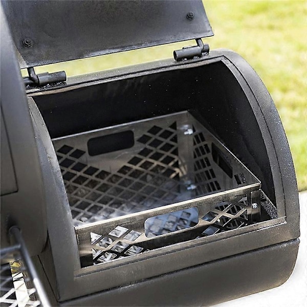 Offset Smoker Kul Firebox Kurv, Sølv Kul Kurv