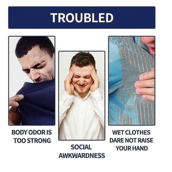 Odor Control Antiperspirant Beads til Mænd - Svedhæmning & Langvarig Friskhed