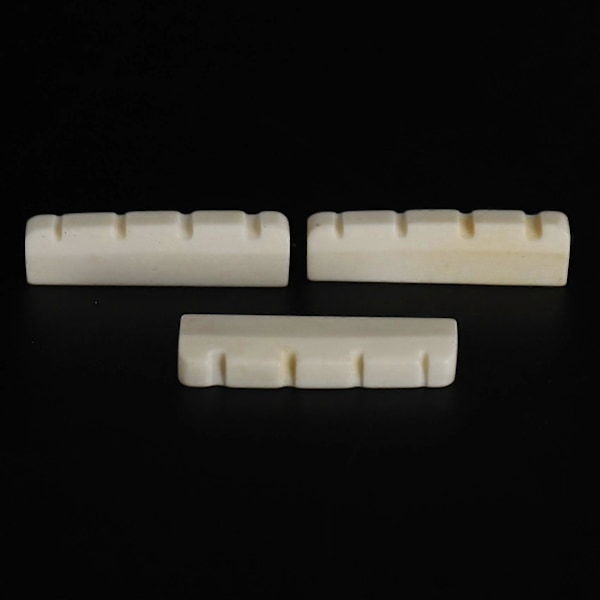 Basstrådbrygga, sadel och mutter för 4-strängad basgitarr, 3-pack