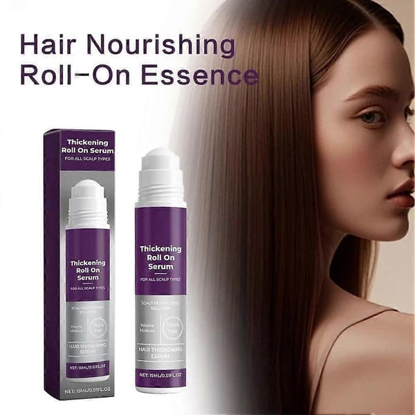 1-3X Roll-on Hårbehandling Hårväxtserum 15ml Håravfall Stöd för Män & Kvinnor