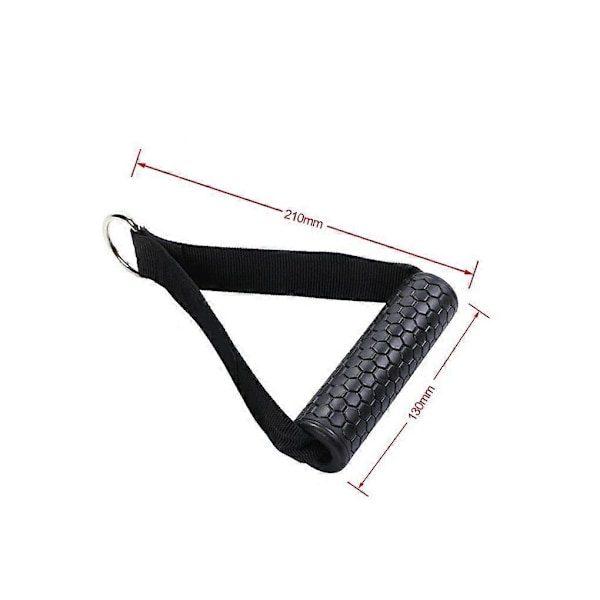 Repdrag Fitnessgrepp 2 Delar Silikongrepp Med Solid Abs-kärna Repgrepp Dragmotståndsband Tillbehör Ersättning Träning Svart Push Grip F