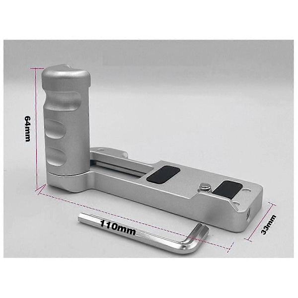 ZV-1II Kameragreb Bundplade ZV1M2 L Plade ZV1F Cold Shoe Mount Udvidelse Quick Release Plade, Sølv