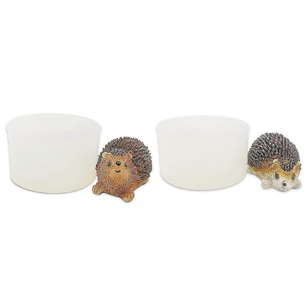 3D Dyre Tegneserie Pindsvin Silikoneform Krystal Epoxy Aromaterapi Gipsform - Yvan
