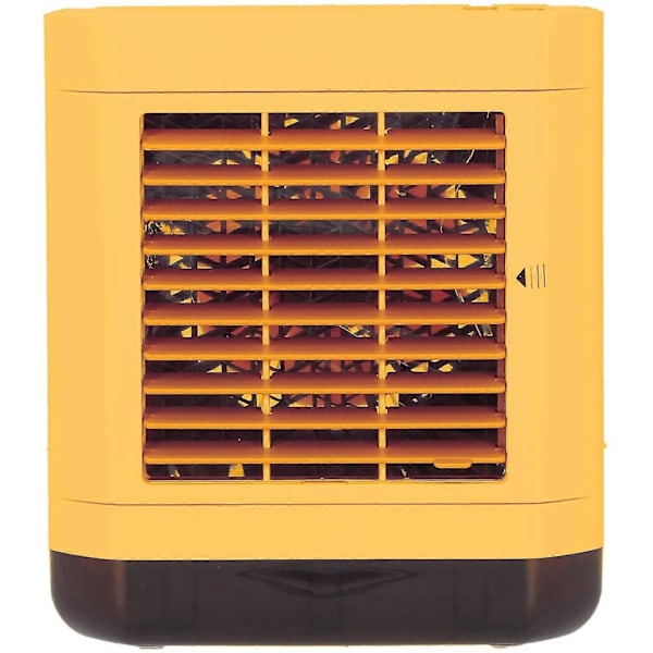 Køleventilator, Luftkøler Ventilator Bærbar Mini Sommer Skrivebord til Kontor til Hjemmet (gul)
