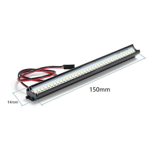 150MM 36 LED -kattovalaisin Axial SCX10 90046 TRX4 Slash 1/8 1/10 RC-kiipeilyautoille