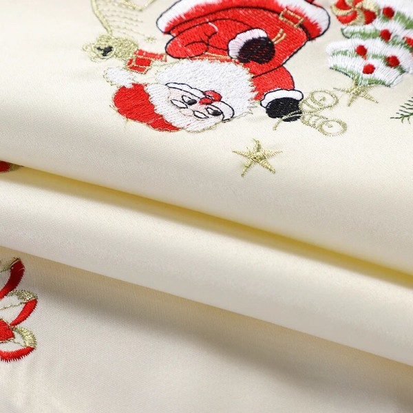 85cm Hot Europa Jul Hotel Satin Bryllup Blonde Broderet Dug Klud Håndklæde Køkken Dækkeserviet Fest Fødselsdag Dekoration Burgundy 85X85cm