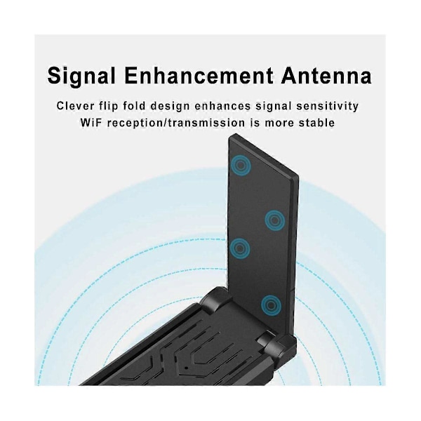 5400Mbps USB 3.0 Trådlöst Nätverkskort WiFi 6E -Band 2.4G 5G 6G Adapter USB Gigabit Ethernet Dongel