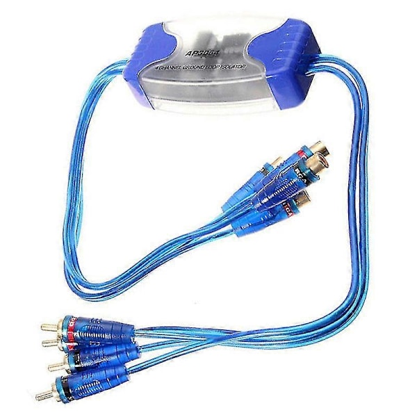 4-kanavainen RCA-äänikohinasuodatin Maadoitussilmukan erotin Autostereo 50W