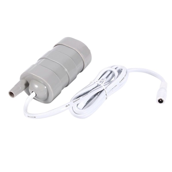 DC 12V Mini Vertikal Senkbar Motor Vannpumpe 5M 1000l H for Akvarium m/ 5.5*2.1 Hunn
