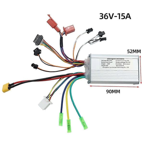 36V 15A Børsteløs Controller Motor+Accelerator Kit til El-Scooter Hastighedsregulator Scooter Tilbehør