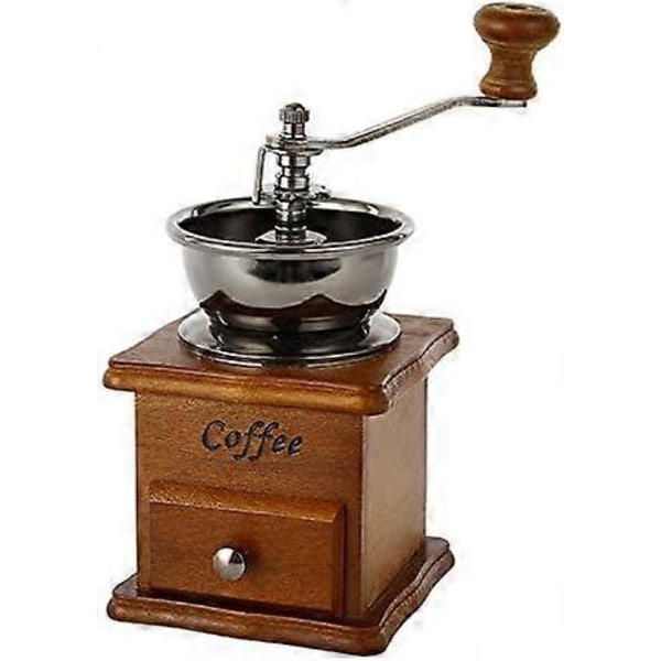 Vintage Manuel Kaffekværn Keramisk Konisk Burr Bærbar Håndsving Kaffemaskine