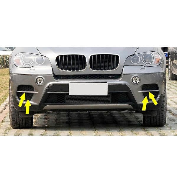 1 Par Frontfanger Grilldeksel Grill for - X5 E70 2011-2013 51117222859 51117222860