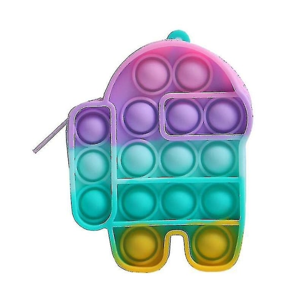Mng Fidget Toys Bag Simple Dimple Sensory Silicone Push Bubble S