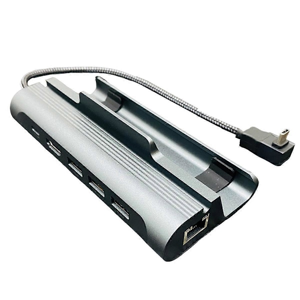 Passer for Steamdeck Base Type-C Docking Station USB3.0 Multi-funksjonell Docking Station 4K60HZ E