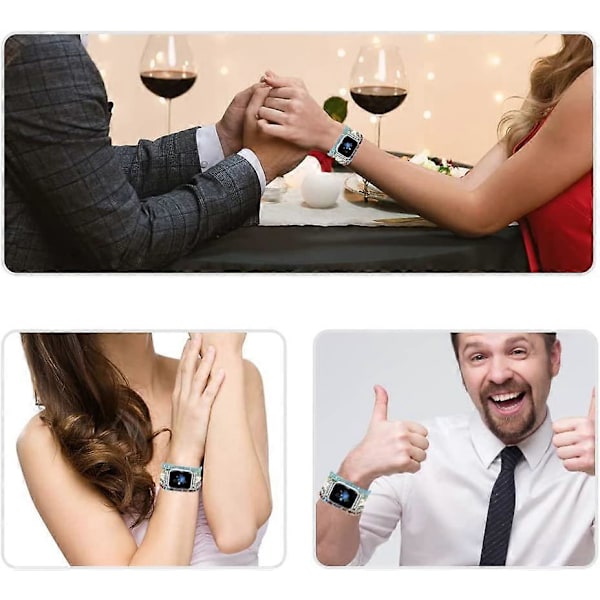 Klokkereim, erstatningsarmbånd flettet klokkereim kompatibel for iWatch, 38-41mm