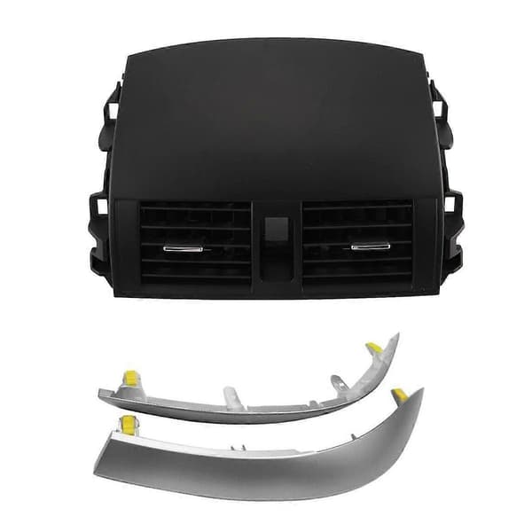 Bil Sentral Dash A/C Luftventiler Utløpsgitter Panel+Kromlist for Altis 2007-2013 55670-0216