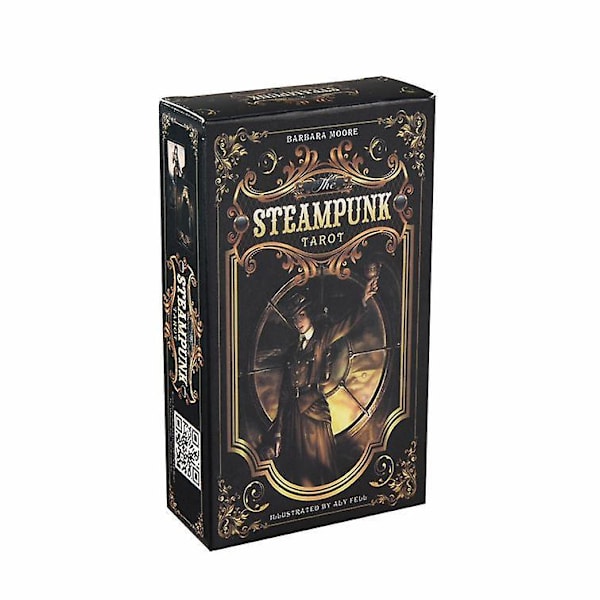 Tarot-kortit steampunk tarot -pöytäpakka lautapeli kortti perhekokouksiin ja juhliin pelikorttipeleihin Light grey