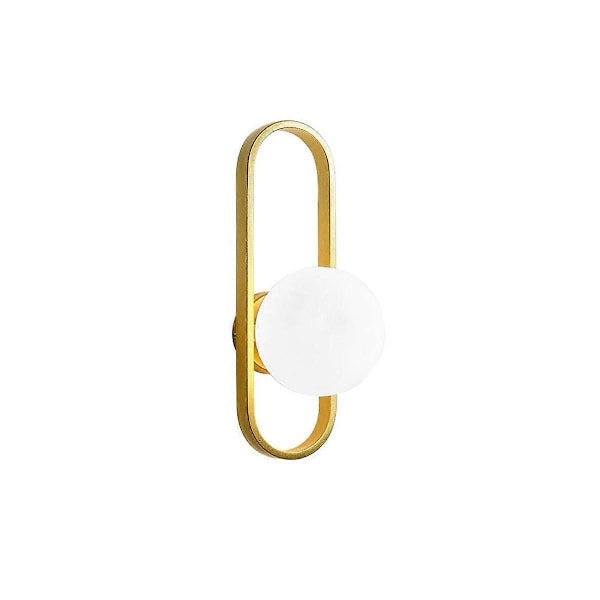 Vägglampa Sänglampa Modern Bakgrund Vägglampa Medeltida Globlampa Guld (Utan Lampa)