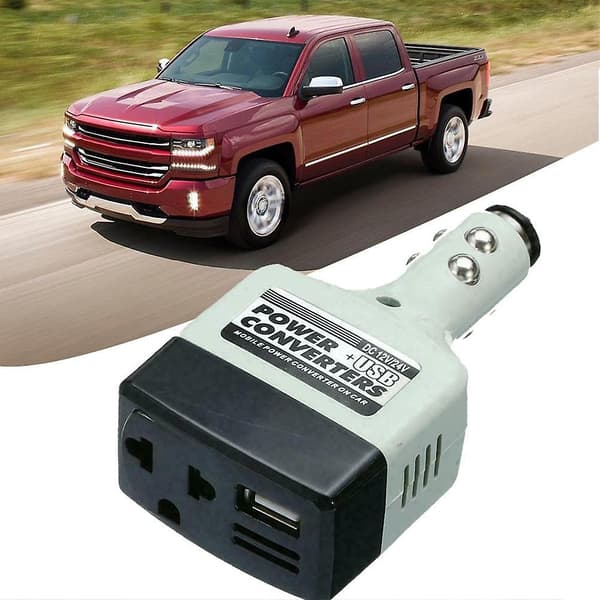 12V/24V DC til AC 220V Bil Auto Strømomformer Omformer Z3H0 Adapter Plugg