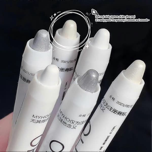 Øjenskyggestift Multi Channel Gennemsigtig Langtidsholdbar Til Øjne 01 matte white