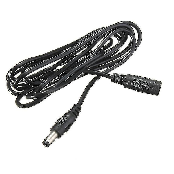 2m 5.5mm X 2.1mm DC-virtajohto, uros-naaras jatkokaapeli, liitin Q
