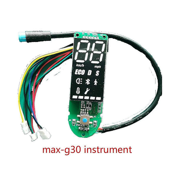 För Max G30 Dashboard Elscooter Bluetooth Display Board Lätt Att Installera Elscooter Met