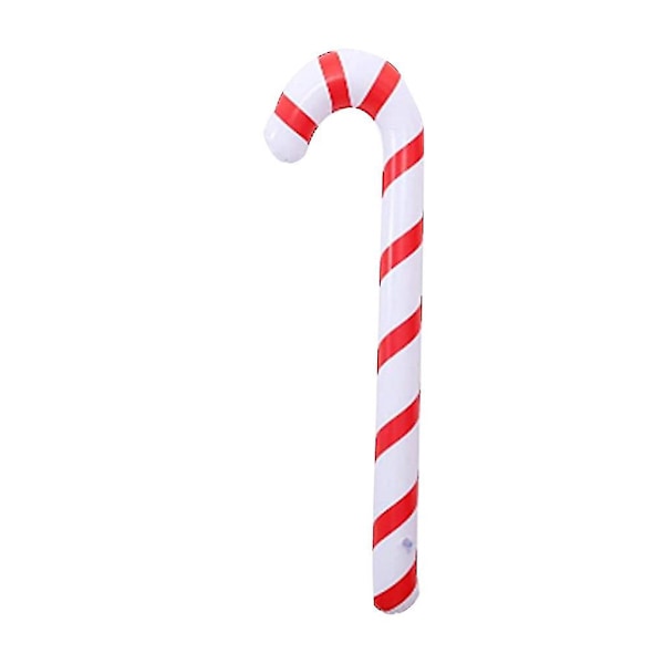 Oppustelige juleornamenter slikstokke juleslikstokke balloner udendørs slikstokke dekoration
