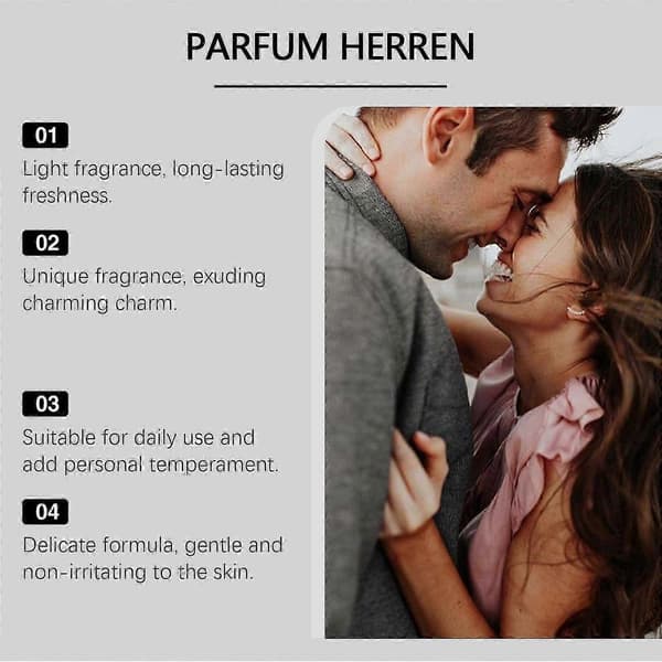 Cologne Eau de Eau dessert naturlig ren mild duft varig charmerende charmerende mænds daglige duftparfume