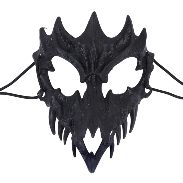 Halloween Skull Party Mask Anime Dragon God Skeleton Halv Face Masks Bone Skull Djur Mask Cosplay Dans Bal Dräkt rekvisita 10