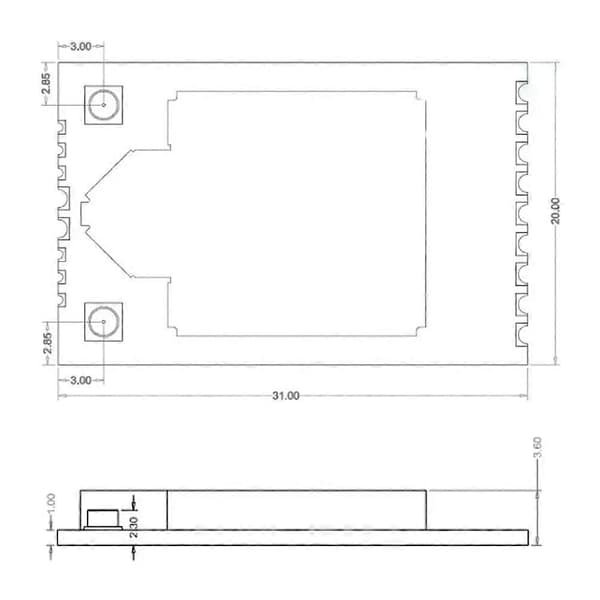 RTL8812CU Trådløs Dual Band WIFI Modul 2.4G/5G Høy Effekt for Linux Android USB Grensesnitt IPEX BL-