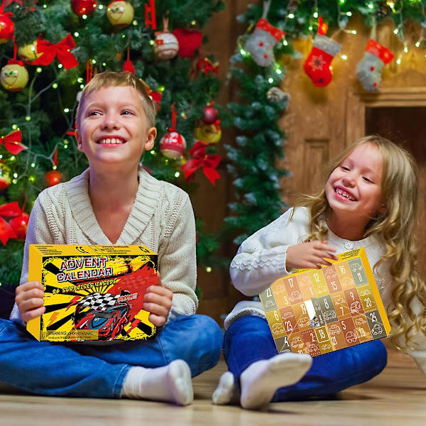 Julekalender med nedtælling 24 stk. Billegetøj Gaveæske Julekalender Festartikler Klasseværelsespræmier