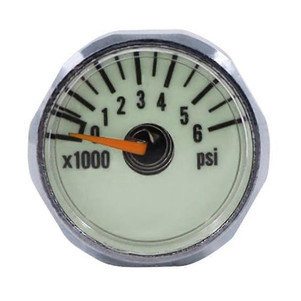 Ny Dykkeflaske Trykkmåler 1 Tomme Skive 350 BAR/5000 PSI 7/16Tommer-20UNF Gjenger