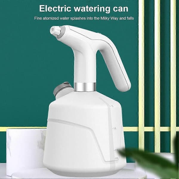 2L Elektrisk Hagesprøyte Batteridrevet Vannsprøyte 2000mlwhite
