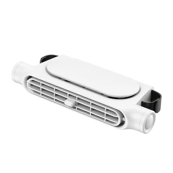 Bilsete Ryggvifte med Borrelåsstropper 3 Hastigheter USB Kjøling for Bakpassasjer White