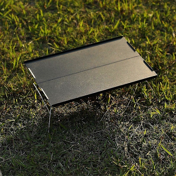 Utendørs Camping Bærbart Mini Bord Utendørs Grillbord Strandbord Piknikbord, Grå