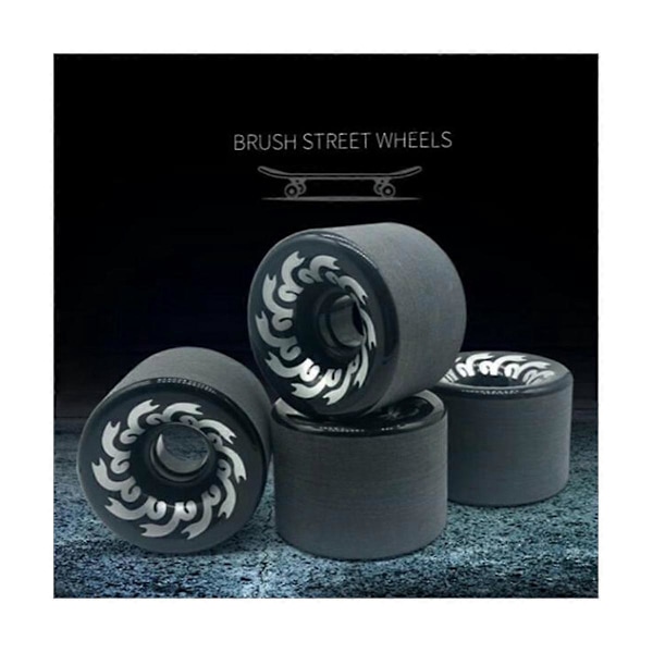 4 stk. skateboardtilbehør Double Warping 70X51Mm 82A Glidende Plade Slibehjul Long Board Hjul
