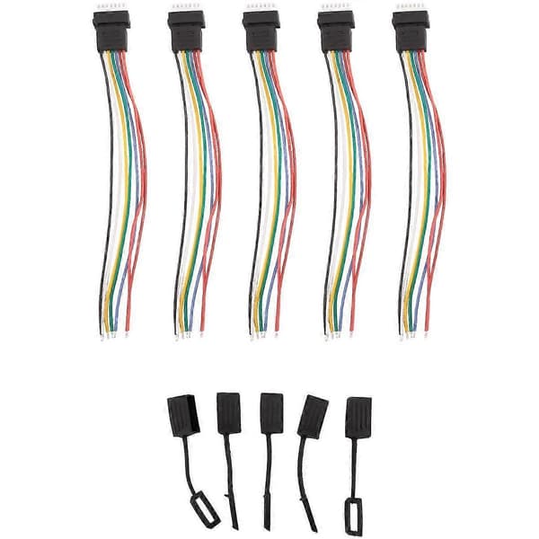 5 STK RC Fly 6S Balansehode med hetteforlengelse Ladekabel Ledning 10 cm DIY for Li Po Batteri