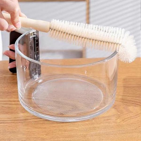 Pitkävartinen kuppiharja puu nailon 30cm 40cm pullonpuhdistustyökalu C 40cm