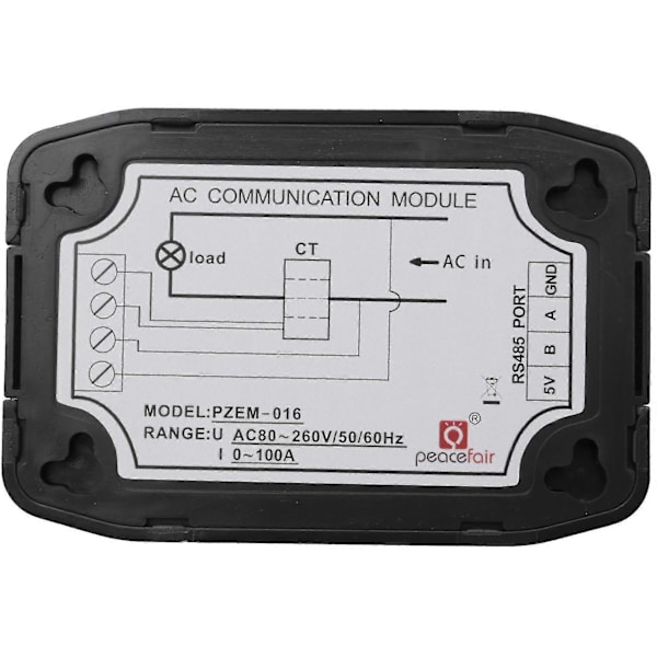 AC Yksivaiheinen Wattimittari Rs485 Modbus 220v 100a Jännite Virta Taajuus Tehokerroin Kwh Mittari Jaettu CT&usb-YuJia