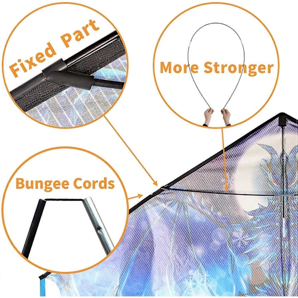 Drage Kite, Let at Flyve Bedste Delta Strand Kite, 300ft Kite Snor