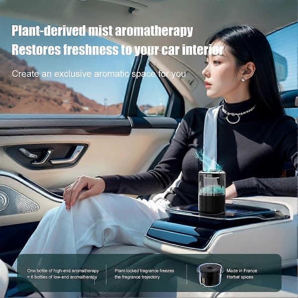 Smart bil aromaterapi maskin automatisk dimspray premium fransk doft C