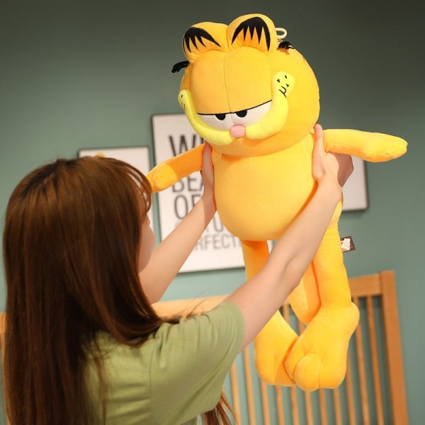 25-90 cm söt Garfield plysch stoppad leksak Supermjuk plysch tecknad karaktärsdocka about 40cm