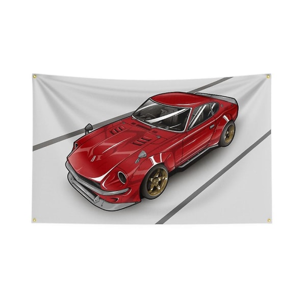 3x5ft Skyline Gtrs 35th Generation Evolution Eat Sleep Jdm Flag Polyester Digital Printing Bilmodifikasjon Kultur Bannerdekorasjon 90x150cm