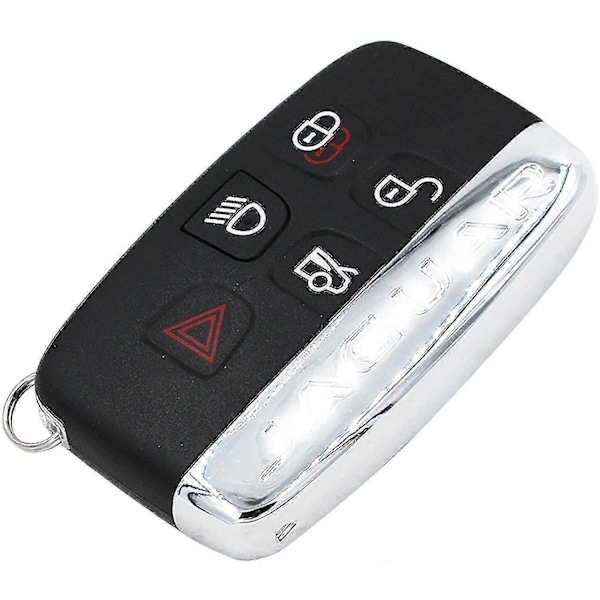 5-painikkeinen kauko-ohjaimen auton avaimen kuoren kotelon vaihto Jaguar Xe Xf Xj Xk -malleille