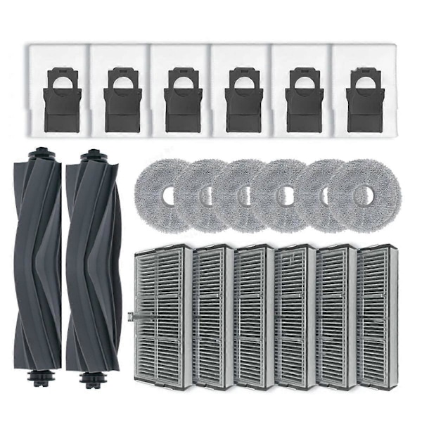 For X40 Ultra / S30 Pro / X30 Ultra/ X30 Pro Ultra Robot Støvsuger Erstatningsdeler Sett Hoved