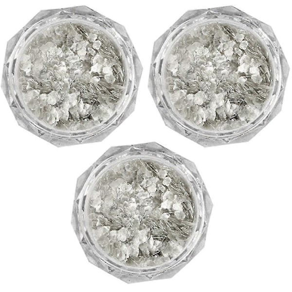 Skinnende Knust Magisk Naturlig Glimmer Flak Glitter For Resin Maling Kunst og Håndverk, Neglekunst, DIY Dekorering Blad Flerbruk